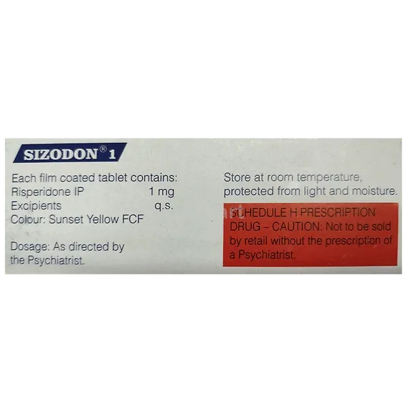sizodon 1mg tablet 10's